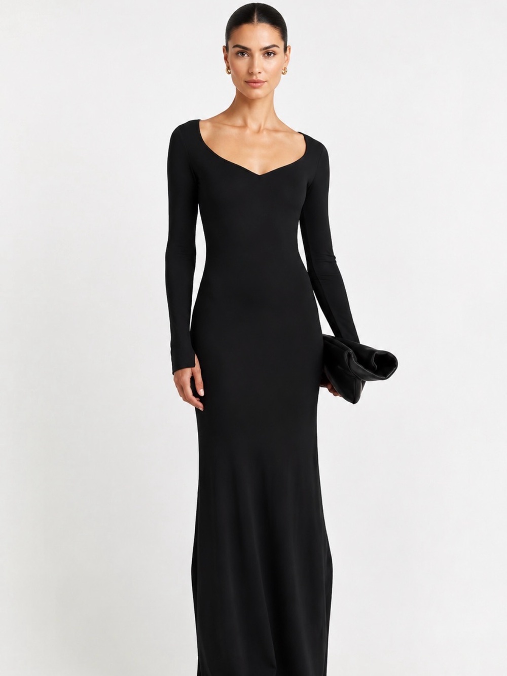 LIKE NEW $245 DISSH SMALL RIBBED LONG DRESS